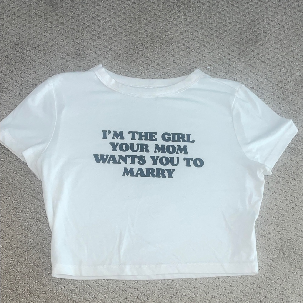 Funny crop top